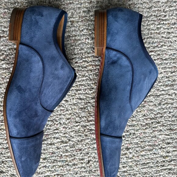 Christian Louboutin Dandelion Velvet Loafers – Blue Suede main image 6